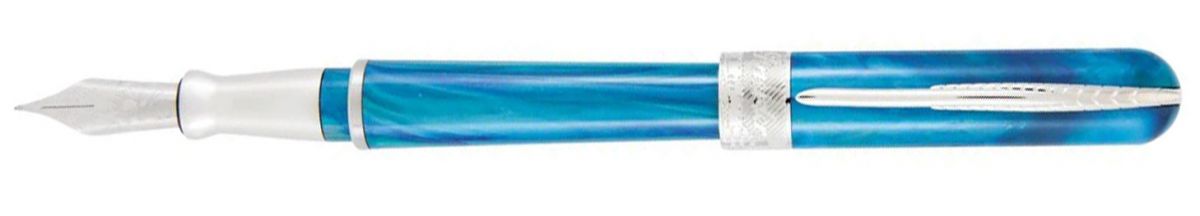 Pineider Avatar UR Fountain Pen Abalone Green